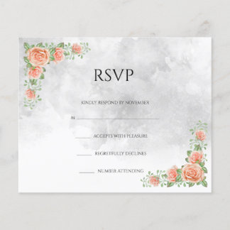 RSVP Card-Flyer für Blumenzehen Flyer