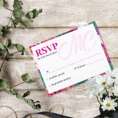 RSVP Card für den modernen Garten bezaubern Einladungspostkarte
