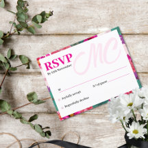 RSVP Card für den modernen Garten bezaubern