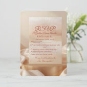 RSVP Card – Golden Dawn | Elegant Sunrise New Year (Stehend Vorderseite)