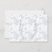 RSVP Card Karte (Rückseite)