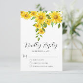 RSVP Card Karte (Stehend Vorderseite)