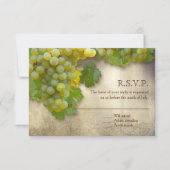 RSVP Card Kleine Gartenanlage Weinroute Mendrisiot Einladung (Vorderseite)