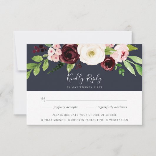 RSVP Card Mitternachtsromane (Vorderseite)