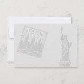 RSVP Card New York City Passport (Rückseite)