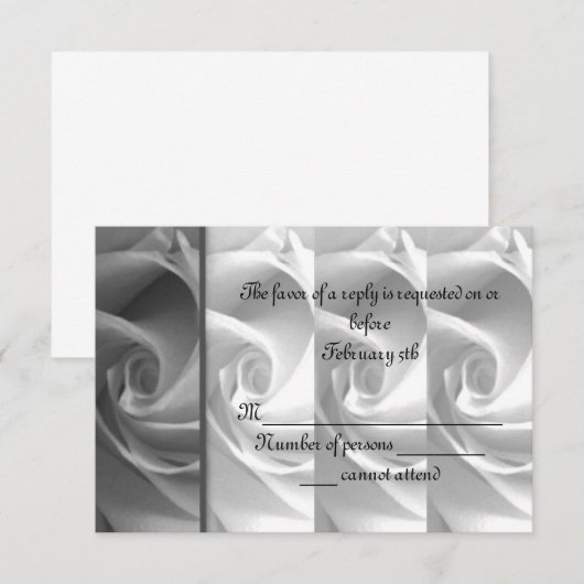 RSVP Card Nr. 1 - ELLEN (Vorne/Hinten)