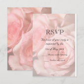 RSVP Card Roses Karte (Vorne/Hinten)