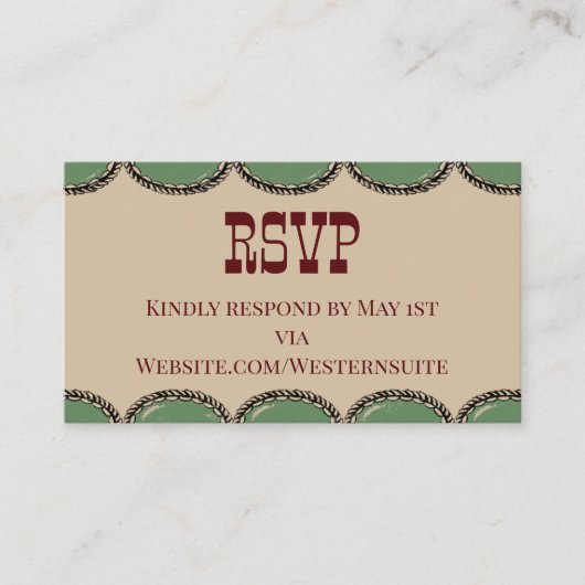 RSVP Card Telefonnummerkarte (Vorderseite)