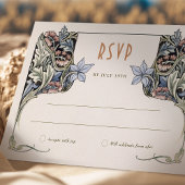 RSVP Card Viktorianisch Grace Morris-Inspiriert El Einladung