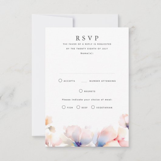 RSVP Cards (Vorderseite)