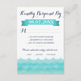 RSVP Cards auf See Karte