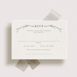 RSVP Cards für EleganForest Wedding Karte