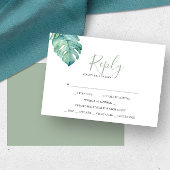RSVP Cards für tropische Vegetation