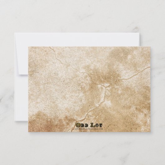 RSVP Cards für Whimsical Beach Hochzeit in Urlaubs (Rückseite)