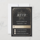 RSVP Cards (Gold) der Gewerkschaft (Vorderseite)