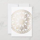 RSVP Cards Gold Foil Karte (Rückseite)