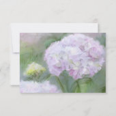 RSVP Cards Hydrangea Garden Blume Typografie