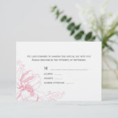 RSVP Cards Karte (Stehend Vorderseite)