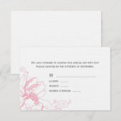 RSVP Cards Karte (Vorne/Hinten)