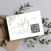 RSVP Custom Response für grüne Hochzeiten Karte