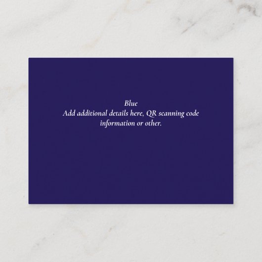 RSVP-Daten zum Hochzeitsehen mit QR-CODE - JEDE FA Begleitkarte (Rückseite)