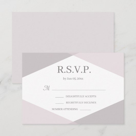 RSVP EINLADUNG (Vorne/Hinten)