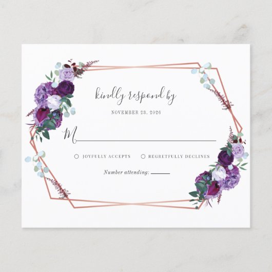 RSVP-Einschließung für Wasserfarben (Vorderseite)