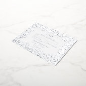 RSVP FOLIE EINLADUNGSPOSTKARTE (Gedreht)