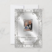 RSVP-Foto für das 60. Hochzeitstag RSVP Karte (Vorderseite)