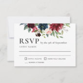 RSVP für Hochzeiten in Burgund und Seefeld (Vorderseite)