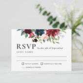 RSVP für Hochzeiten in Burgund und Seefeld (Stehend Vorderseite)