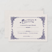 RSVP für Hochzeiten von Schiffen der Marine und vo (Vorne/Hinten)