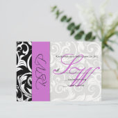 RSVP für Schwarz und Lila Swirt (Stehend Vorderseite)