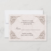 RSVP für Vintage Liebe (Rückseite)