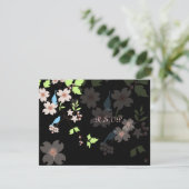 RSVP für Vögel lieben erfordert 12x18 Einladungen (Stehend Vorderseite)