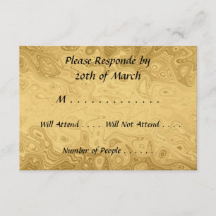 RSVP Goldene Karte