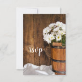 RSVP-Hochzeit aus Holz RSVP Karte (Vorderseite)