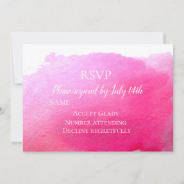 RSVP Hochzeit moderne Aquarell-UAWG Einladung