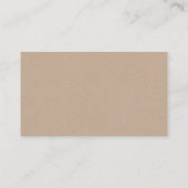 RSVP-Hochzeit, rustikale Kraft-String-Lichter Begleitkarte (Rückseite)