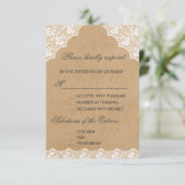 RSVP-Hochzeit von Vintagen Spitzenfahrzeugen RSVP Karte (Stehend Vorderseite)