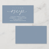RSVP Hochzeiten per Telefon oder E-Mail Begleitkarte (Vorne/Hinten)