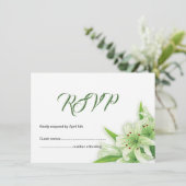 RSVP-Hochzeitkarte (Stehend Vorderseite)