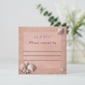 RSVP-Hochzeitkarte (Stehend Vorderseite)