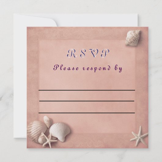 RSVP-Hochzeitkarte (Vorderseite)