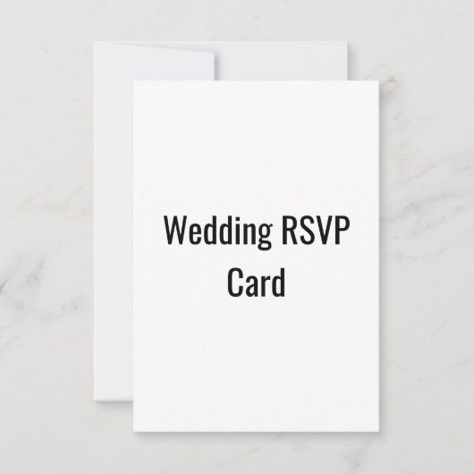 RSVP-Hochzeitkarte RSVP Karte (Vorderseite)