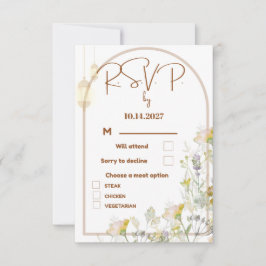 RSVP-Hochzeitkarte RSVP Karte