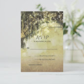 RSVP-Hochzeitsfeier RSVP Karte (Stehend Vorderseite)