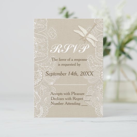 RSVP KARTE (Stehend Vorderseite)