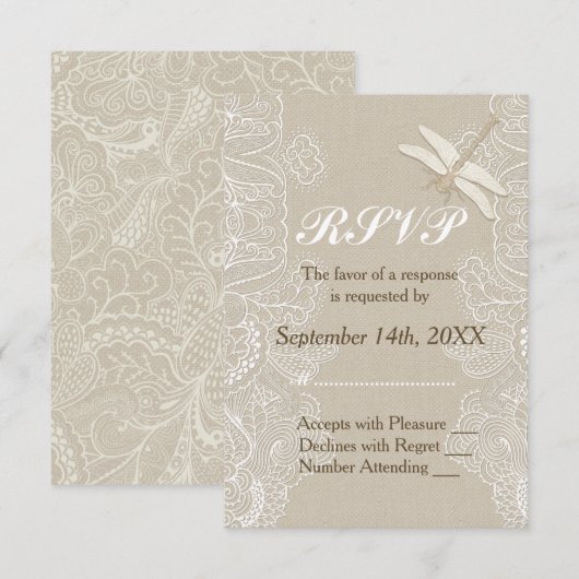 RSVP KARTE (Vorne/Hinten)