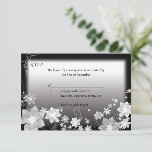 RSVP KARTE (Stehend Vorderseite)